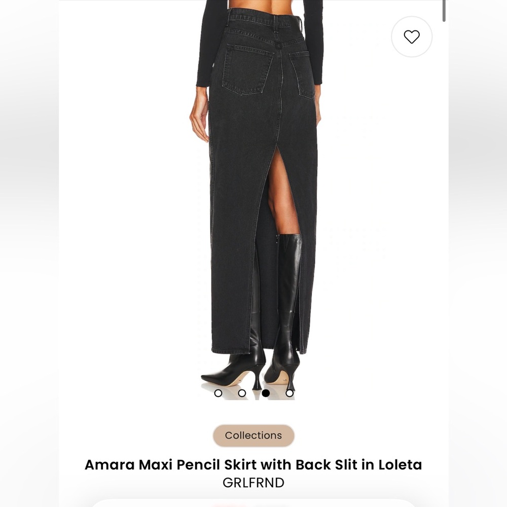 Amara Maxi Pencil Skirt with Back Slit